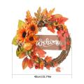 Fall Wreaths for Front Door Artificial Wreaths for Thanksgiving Day