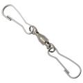 12 Pack Spinning Double Clip Swivel Hooks for Wind Spinners, Hanging