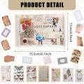 600 Pieces Vintage Stickers Journaling Paper Scrapbook Paper Stickers