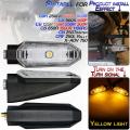 4x Motorcycle Led Turn Lights Indicator for Honda Cb125/cbr650r/cbf