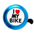 Bicycle Bell -' I Like My Bike'bike Horn(blue)