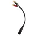 Dc3.5 Two Monobalance Copper Audio Cable Goldplated Male Head Xlr