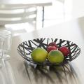 2498 Tower Fruit Bowl - Modern Kitchen Counter Basket Holder,black