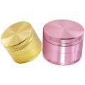 2inch 4 Piece Spice Herb Grinder, Durable and Exquisite 50mm(gold)