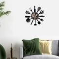 Vinyl Record Wall Modern Design Decorative Kitchen Hanging Clocks