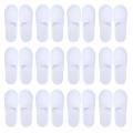 20 Pairs Closed Toe Disposable Slippers Women Men for Hotel Home