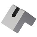 Right Angle Desktop Napkin Paper Storage Case Tissue Box Decor Gray
