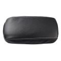 Car Carbon Fiber Center Console Lid Armrest Box Leather Protective C