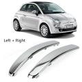 Car Abs Chrome Front Bumper Upper Lower Trim for Fiat 500 2007-2015
