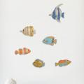 Fish Wall Hanging Iron Wall Decor Creative Ornament Accessories E