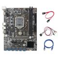 B250c Miner Motherboard+switch Cable with Light+rj45 Cable+sata Cable