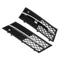 2pcs Car Front Lower Bumper Grill Grille Fog Light Cover for Bmw