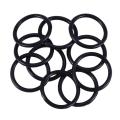 10 Pcs Black Rubber Oil Seal O-rings Seals Washers 20 X 15 X 2.5mm