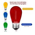 15 Pack 3v Led S14 Colored Replacement Light Bulbs Shatterproof C