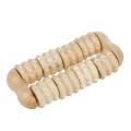 Foot Arm Care Relax Wood Dual Rows Roller Massager