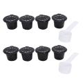 4x Refillable Coffee Capsules Pods for Nespresso Machines Spoon