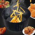 Air Fryer Basket Replacement Dishwasher Safe Accessories Black, 2.6qt