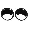 2pcs Glossy Black Car Front Fog Light Cover For-bmw X1 F48 2016-2019