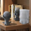 Candle Moulds,skull Silicone Candle Moulds(cover Ears)
