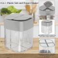 Spice Container,4grid Seasoning Shaker Can Filter,kitchen Picnics