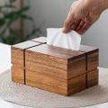 Wooden Tissue Box,paper Napkin Holder Case for Bathroom Bedroom