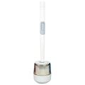 Hydraulic Toilet Brush Tongue-type Silicone Soft Cleaning Brush White