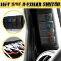 Car A-pillar Switch Pod Panel Left Side Rocker for Jeep Wrangler