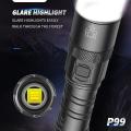 Flashlight Rechargeable Telescopic Zoom Glare Lantern,xhp99