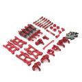 Front and Rear Shock Absorbers C-shaped Seat Rc Car Upgrade ,red