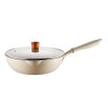 Maifan Stone Non-stick Frying Pan with Lid Frying Pan Household,26cm