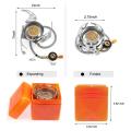 High Power Head Windproof Gas Stove Burner for Camping Hiking Cooking