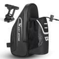 West Biking Saddle Bag Waterproof Storage Bike Bag,black