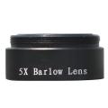 Barlow Lens 5x for Any M28x0.6 1.25inch Telescope Eyepiece Or Camera