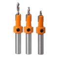 3 Pcs Countersink Drill Bit Set with Hex Key for Wood Screw Cutter