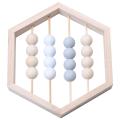 Wooden Abacus with Beads Craft Baby Early Learning Educational Toys