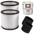 2pcs Cartridge Filter for Shop-vac 90350 90304, Filter with Dust Bag