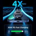 30w 5a Car Charger Usb Fast Charger with Qc3.0+type-c Pd Fast Charger
