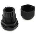 Cable Gland 20 Pack Pg9 Plastic Waterproof 4-8mm Cable, Black (pg9)