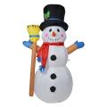 Inflatable Christmas Snowman with Led Lights for Xmas Party Eu Plug