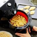 Air Fryer Silicone Pot 8.15inch 2pcs Airfryer Basket