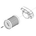 2 Pack Post-motor Hepa Filter with Brush for Tineco A10 Hero/master