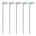 8pcs Beautiful Plant Stand Flowers Support Ring Metal Plant Stakes