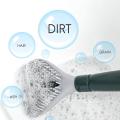 Hydraulic Toilet Brush Tongue-type Silicone Soft Cleaning Brush White