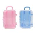 Blue Mini Roller Travel Suitcase Personality Wedding Candy Box