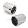2pcs Car Exhaust Pipe Stainless Steel Muffler Tail Pipes for Mazda 6