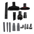 15pcs/set Vacuum Cleaner Accessories Suction Head Flat Nozzle Brushes