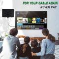 25db Tv Antenna,support 4k 1080p and Older Tv's Indoor Hdtv Antenna