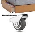 4 Pcs Mini Casters Furniture Casters 25mm Fixed Casters for Furniture