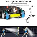 4 Pack Rechargeable Super Bright 1100 Lumen Headlights, with 2 Modes