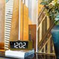 Projection Radio Alarm Clock Led Digital Desk Table Watch-eu Plug